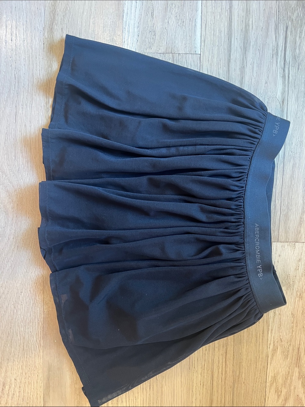 abercrombie kids Navy Elastic Waist Gathered Skort